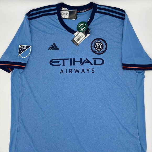 David Villa #7 New York City 2017/2018 Home ORIGINAL Adidas Soccer Jersey XXL - Picture 3 of 9